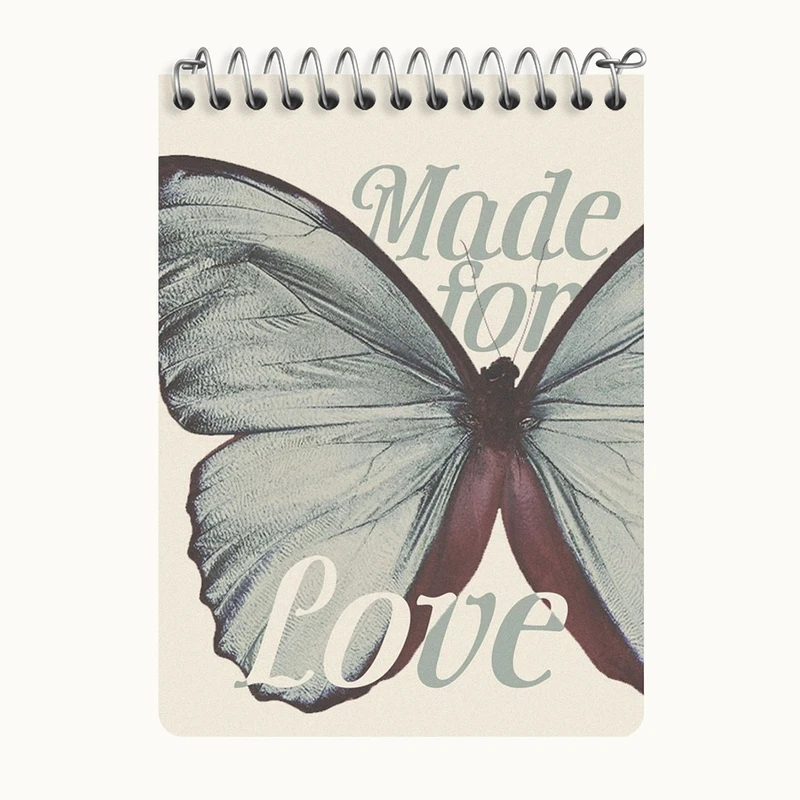 دفتر یادداشت 50 برگ خندالو طرح Made for love کد N7347