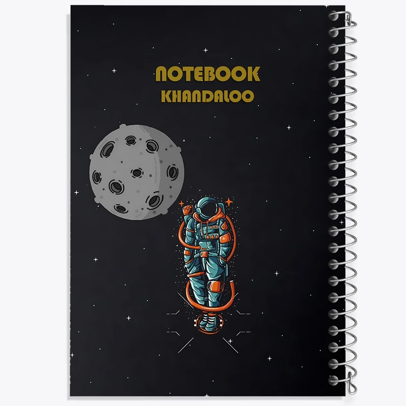 دفتر لیست خرید 50 برگ خندالو طرح فضانورد کد N7701