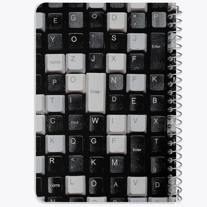 دفتر یادداشت 50 برگ خندالو طرح کیبورد کد F1939