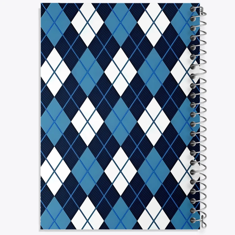 دفتر مشق 100 برگ خندالو طرح پترن لوزی کد N6756