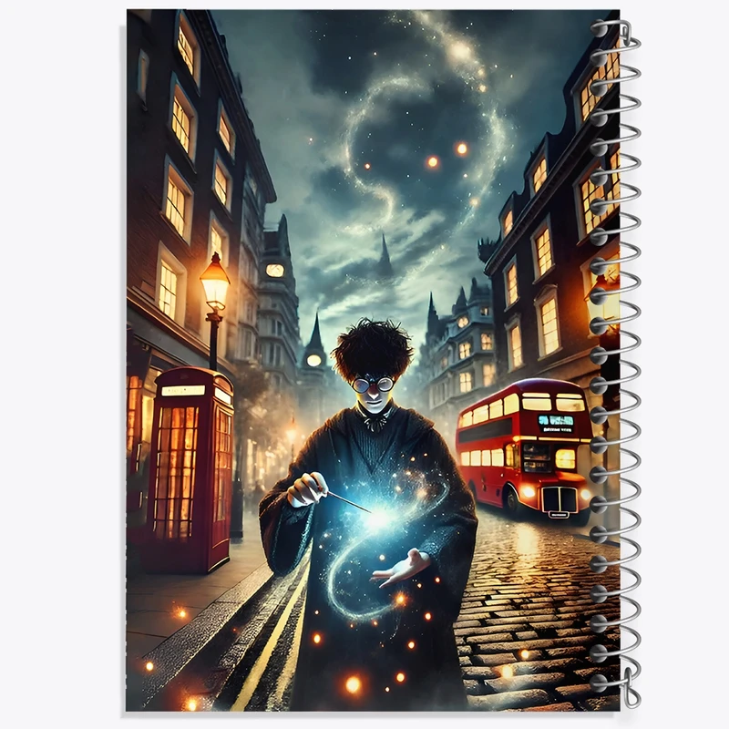 دفتر طراحی 50 برگ خندالو طرح هری پاتر (Harry Potter) کد F9976