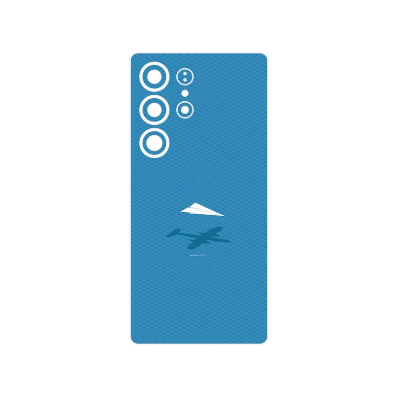 برچسب پوششی ماهوت مدل Minimal Paper Airplane مناسب برای گوشی موبایل سامسونگ Galaxy S25 Ultra