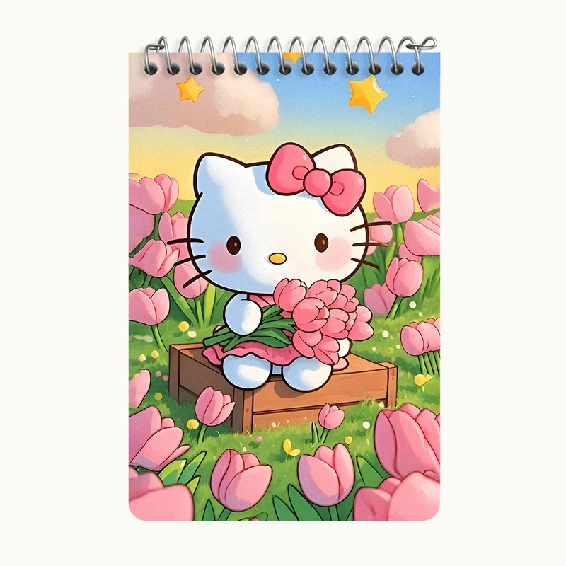 دفتر یادداشت 50 برگ خندالو طرح هلو کیتی (Hello Kitty) کد F12712