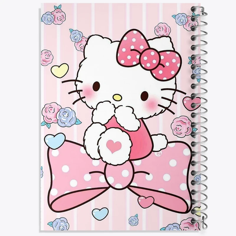 دفتر طراحی 50 برگ خندالو طرح هلو کیتی کد 24728