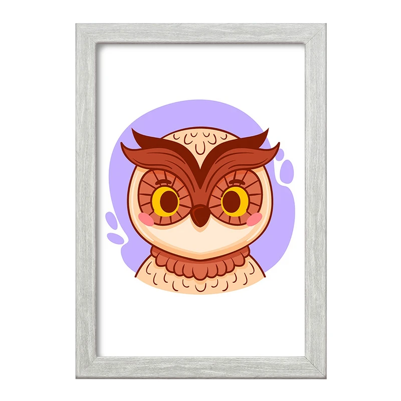 تابلو خندالو طرح جغد حیوانات بامزه کد 37163