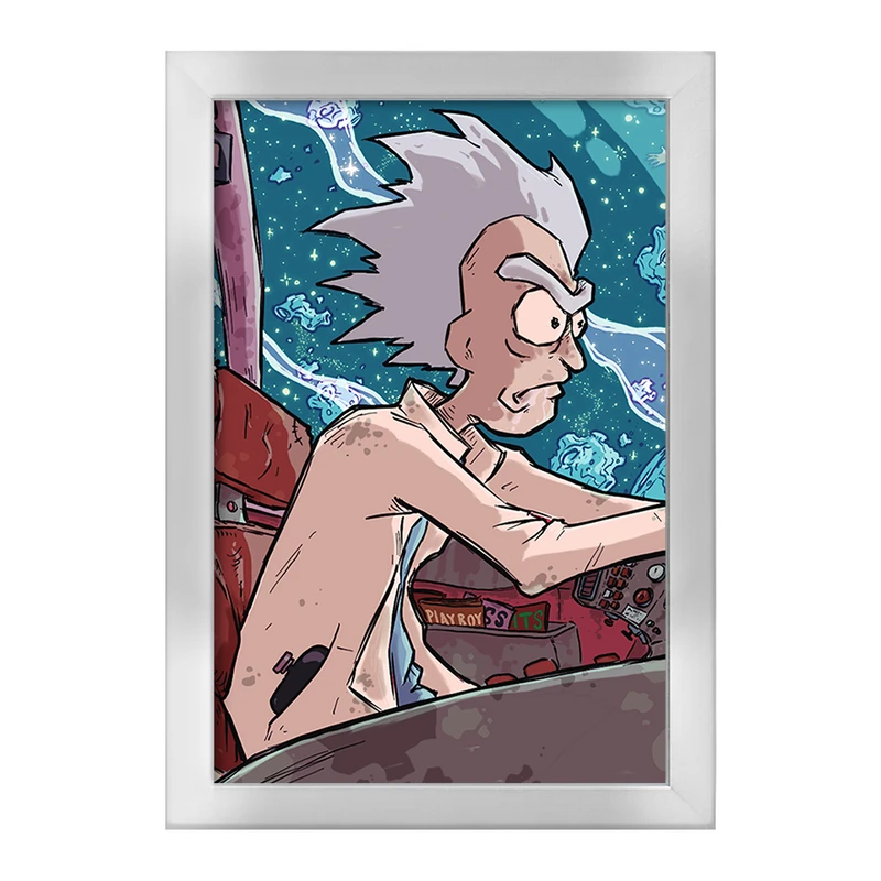 تابلو خندالو طرح انیمیشن ریک و مورتی Rick and Mort کد 26393