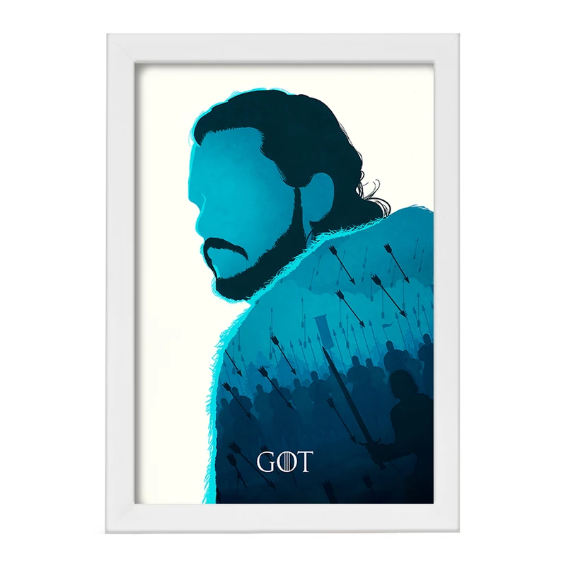 تابلو خندالو طرح جان اسنو گیم آف ترونز (Game of Thrones) کد F13757