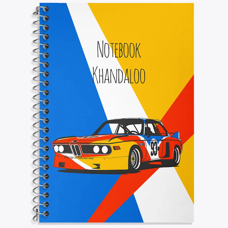 دفتر نت موسیقی 50 برگ خندالو طرح بی ام دبلیو (BMW) کد N7528