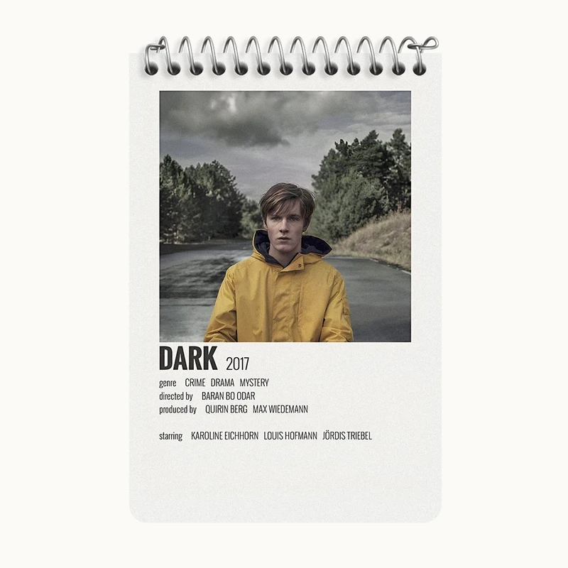 دفتر یادداشت 50 برگ خندالو طرح تاریکی (Dark) کد F13313