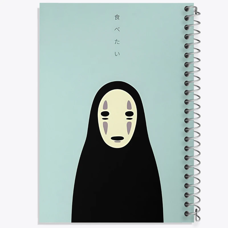 دفتر مشق 50 برگ خندالو طرح انیمه شهر اشباح (Spirited Away) کد F3470