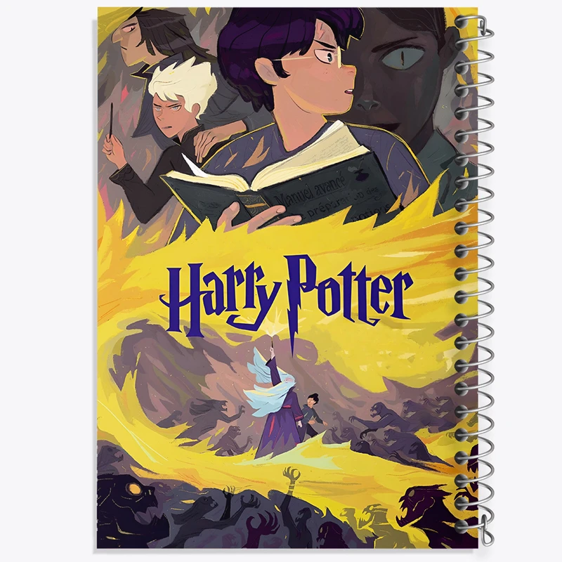 دفتر مشق 100 برگ خندالو طرح هری پاتر (Harry Potter) کد F8633