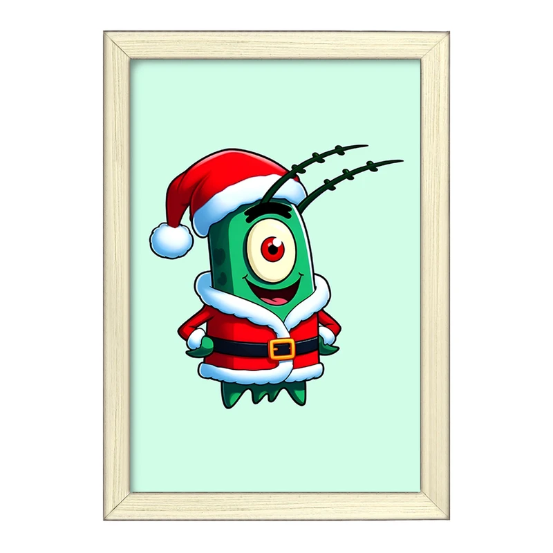 تابلو خندالو طرح پلانکتون باب اسفنجی کد F9118