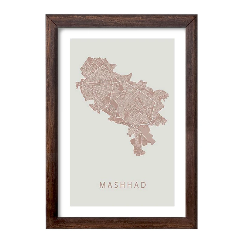 تابلو خندالو طرح نقشه مشهد کد F11969