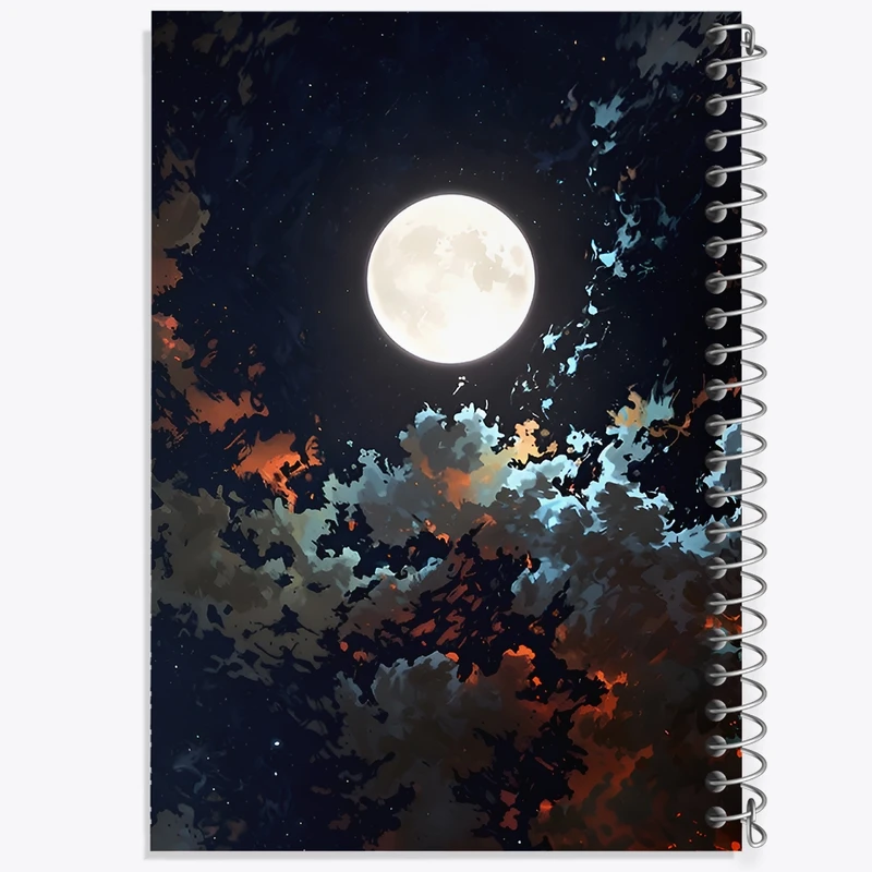 دفتر لیست خرید 50 برگ خندالو طرح ماه (Moon) کد F11607