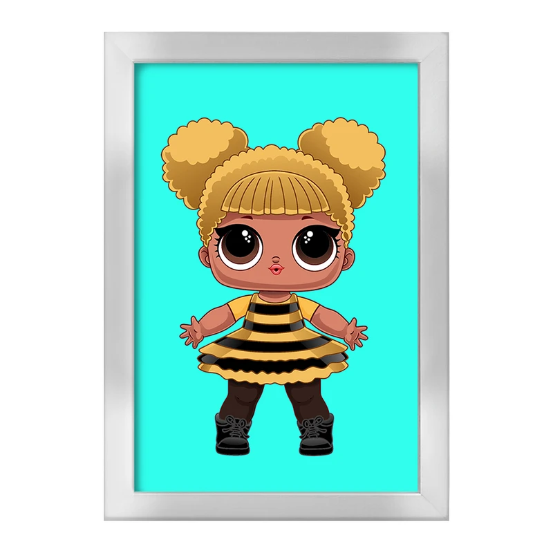 تابلو خندالو طرح عروسک ال او ال کد 27871