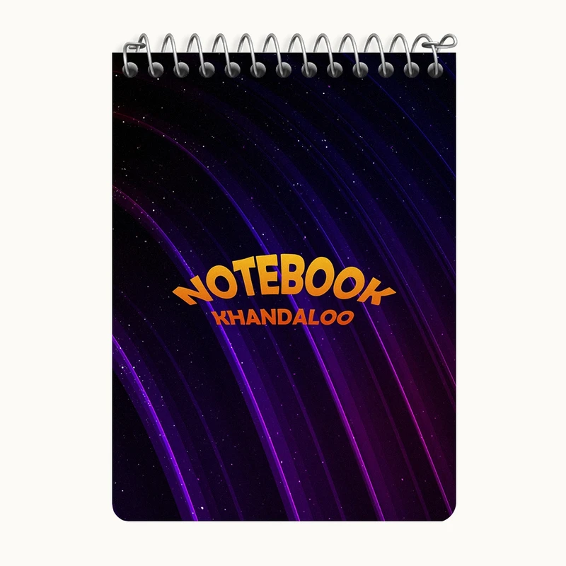 دفتر یادداشت 50 برگ خندالو طرح مدرن کد N7604