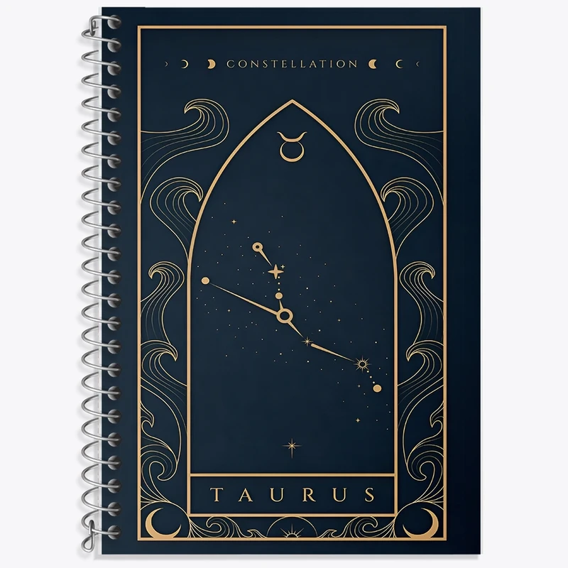 دفتر زبان 50 برگ خندالو مدل سه خط طرح ماه تولد اردیبهشت کد F10877