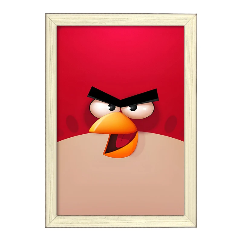تابلو خندالو طرح پرندگان خشمگین (Angry Birds) کد F3306