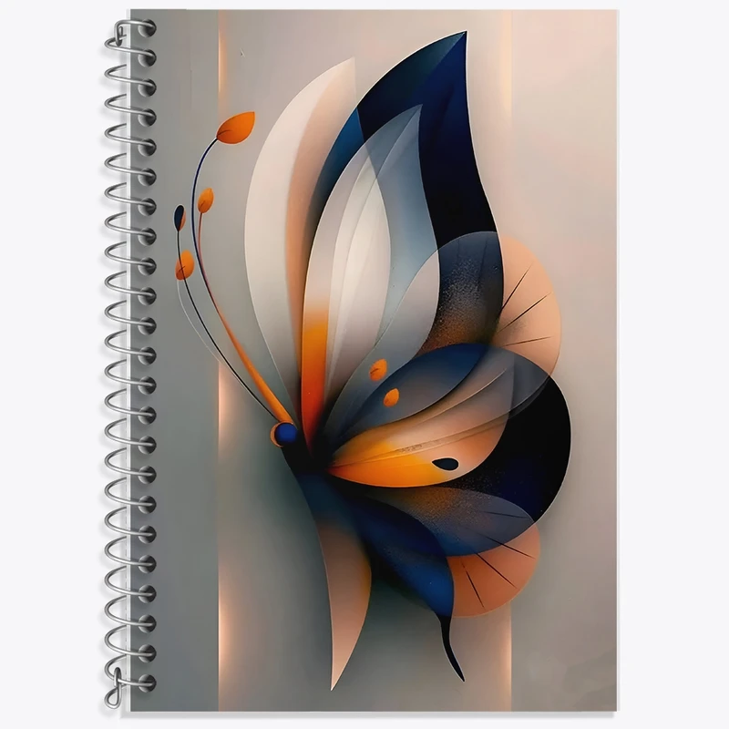 دفتر لغت 50 برگ خندالو طرح پروانه کد F9914