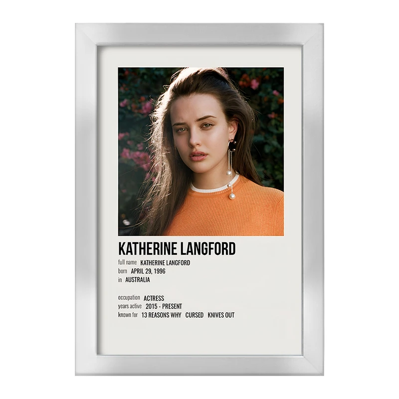 تابلو خندالو طرح کاترین لانگفورد (Katherine Langford) کد F13152