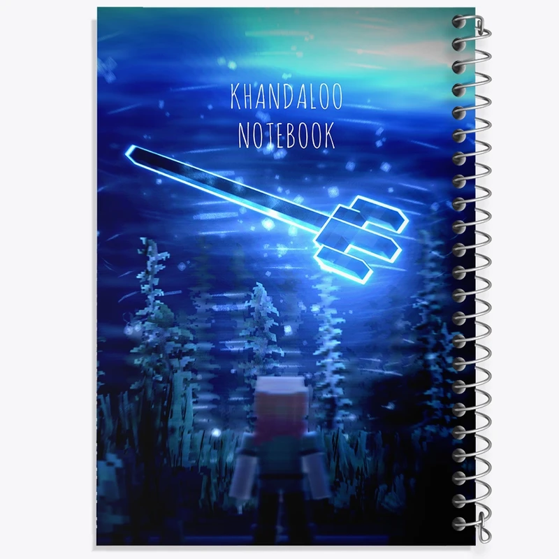 دفتر لیست خرید 50 برگ خندالو طرح بازی ماینکرافت (Minecraft) کد N8770