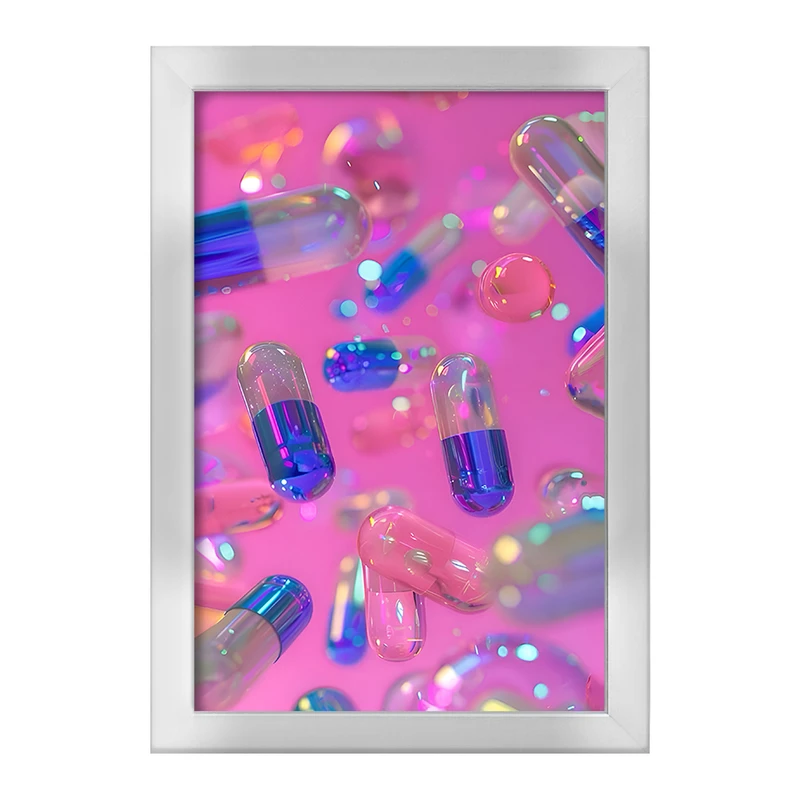 تابلو خندالو طرح پترن قرص کد F11594