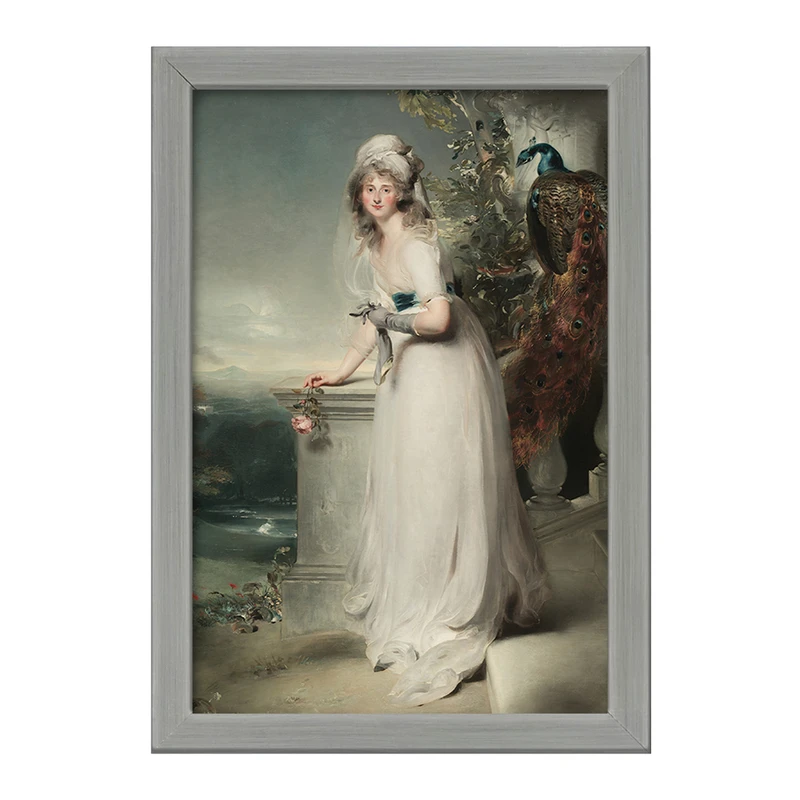 تابلو خندالو طرح پرتره کاترین گری، بانو منرز اثر سر توماس لارنس کد F12352