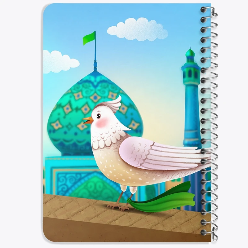 دفتر یادداشت 50 برگ خندالو طرح نیمه شعبان کودکانه کد 25553