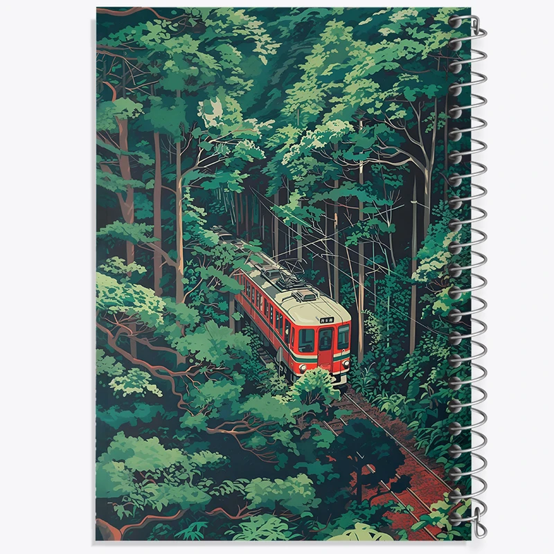 دفتر مشق 50 برگ خندالو طرح قطار کد F4113