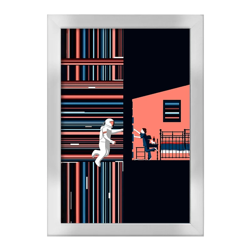 تابلو خندالو طرح میان ستاره ای (Interstellar) کد F10486