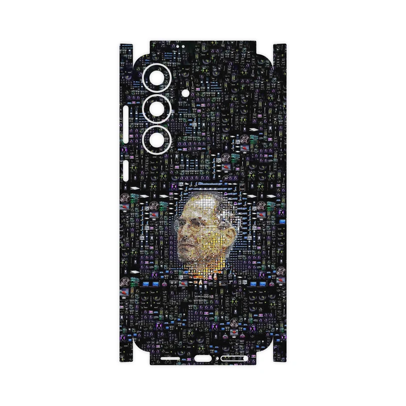 برچسب پوششی ماهوت مدل Collage of Steve Jobs 2-FullSkin مناسب برای گوشی موبایل سامسونگ Galaxy S25 FE