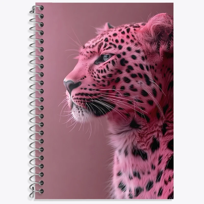 دفتر لغت 50 برگ خندالو طرح پلنگ کد F3836