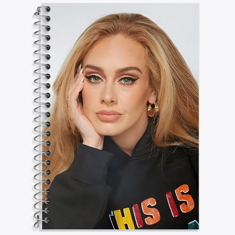 دفتر نت موسیقی 50 برگ خندالو طرح ادل (Adele) کد F10212