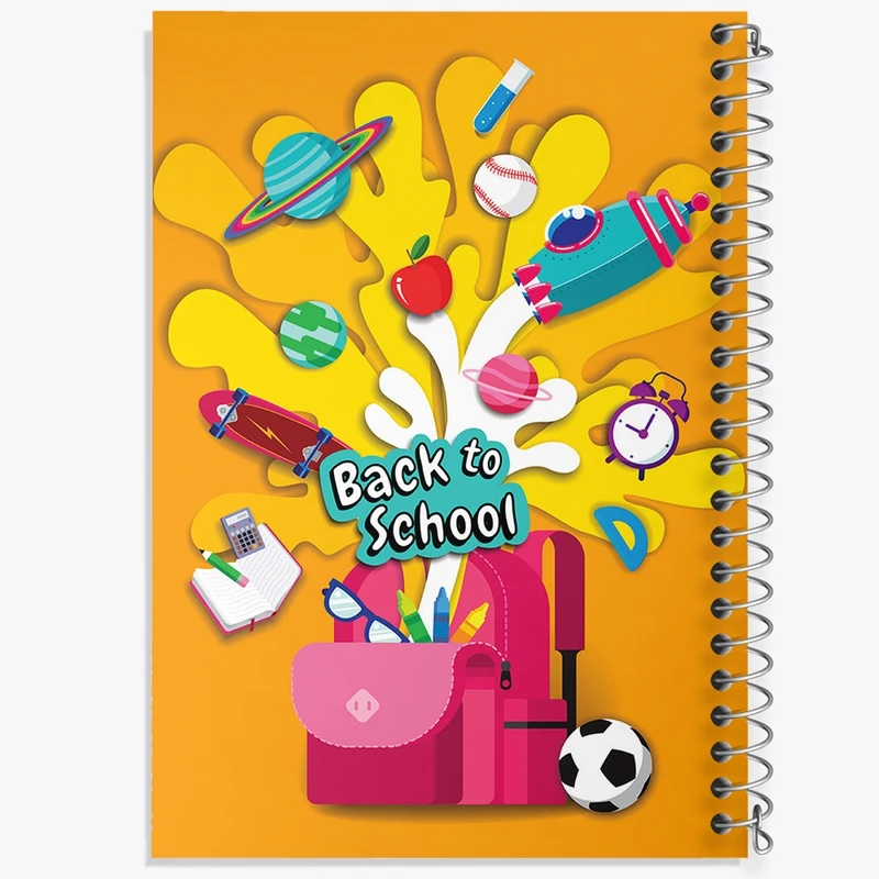 دفتر طراحی 50 برگ خندالو طرح بازگشت به مدرسه کد 30055