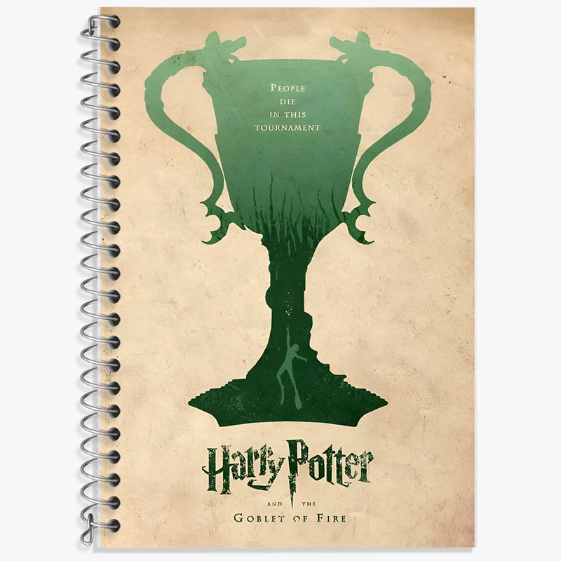 دفتر زبان 50 برگ خندالو مدل دو خط طرح هری پاتر (Harry Potter) کد F13726