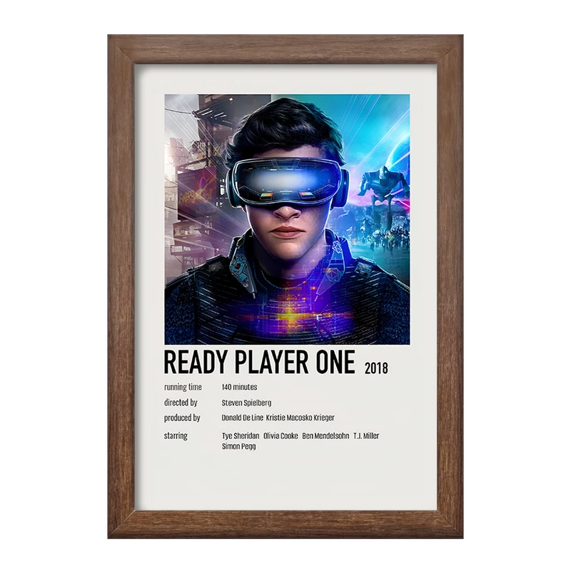 تابلو خندالو طرح بازیکن شماره یک آماده (Ready Player One) کد F13104
