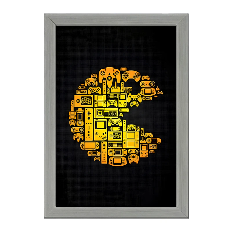 تابلو خندالو طرح پک من (PAC-MAN) کد F4297