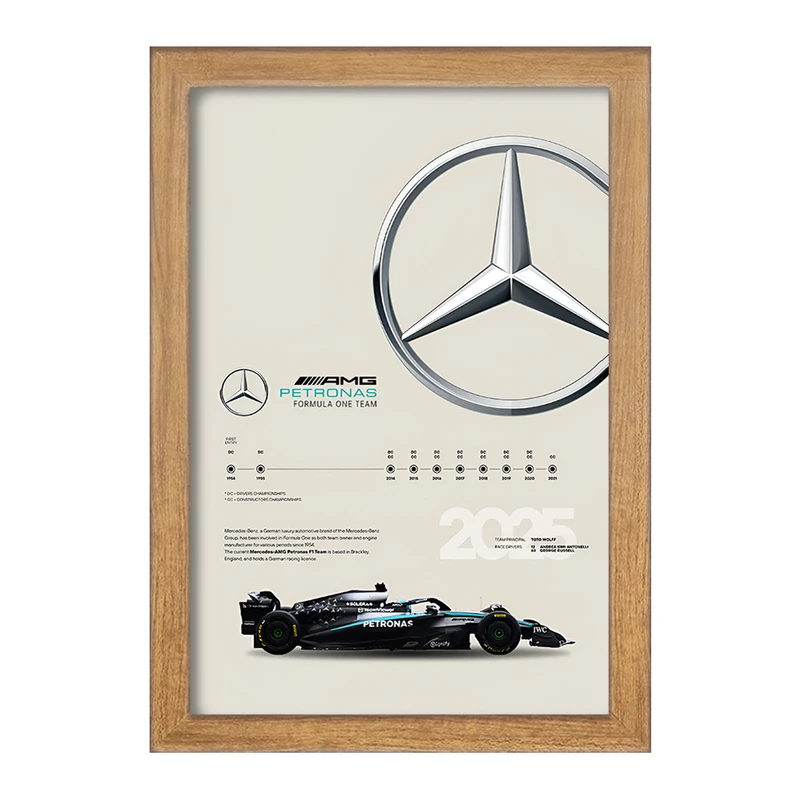 تابلو خندالو طرح مرسدس بنز (Mercedes Benz) کد F13492