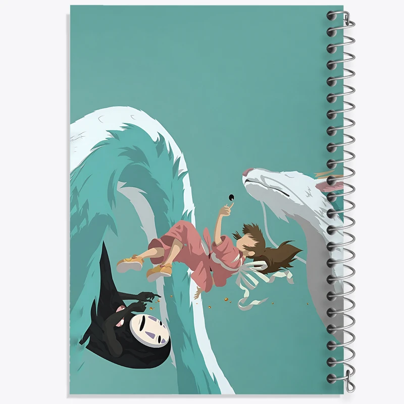 دفتر مشق 50 برگ خندالو طرح انیمه شهر اشباح (Spirited Away) کد F3467