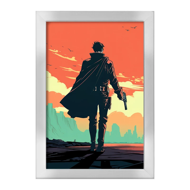 تابلو خندالو طرح کابوی کد F2672