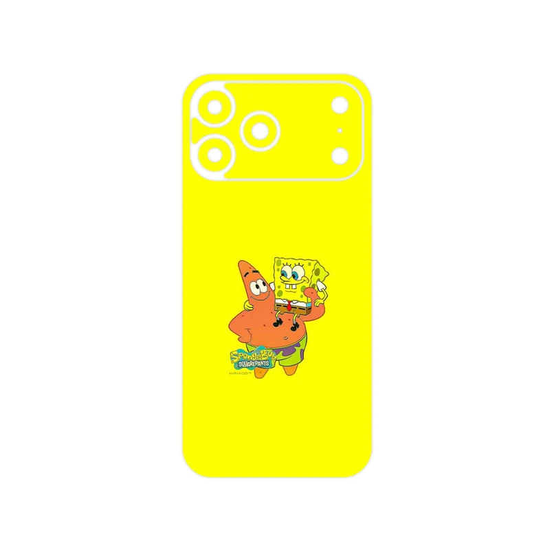 برچسب پوششی ماهوت مدل SpongeBob SquarePants مناسب برای گوشی موبایل اپل iPhone 17 Pro Max