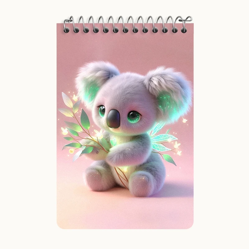 دفتر یادداشت 50 برگ خندالو طرح کوآلا بامزه کد F5370