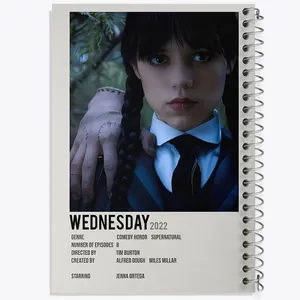 دفتر مشق 100 برگ خندالو طرح ونزدی (Wednesday) کد F13235