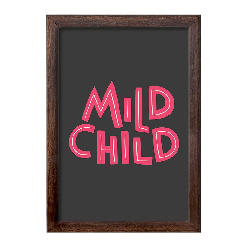 تابلو خندالو طرح Mild Child کد F11466