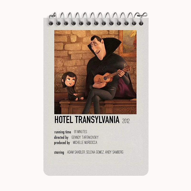 دفتر یادداشت 50 برگ خندالو طرح هتل ترانسیلوانیا (Hotel Transylvania) کد F13261
