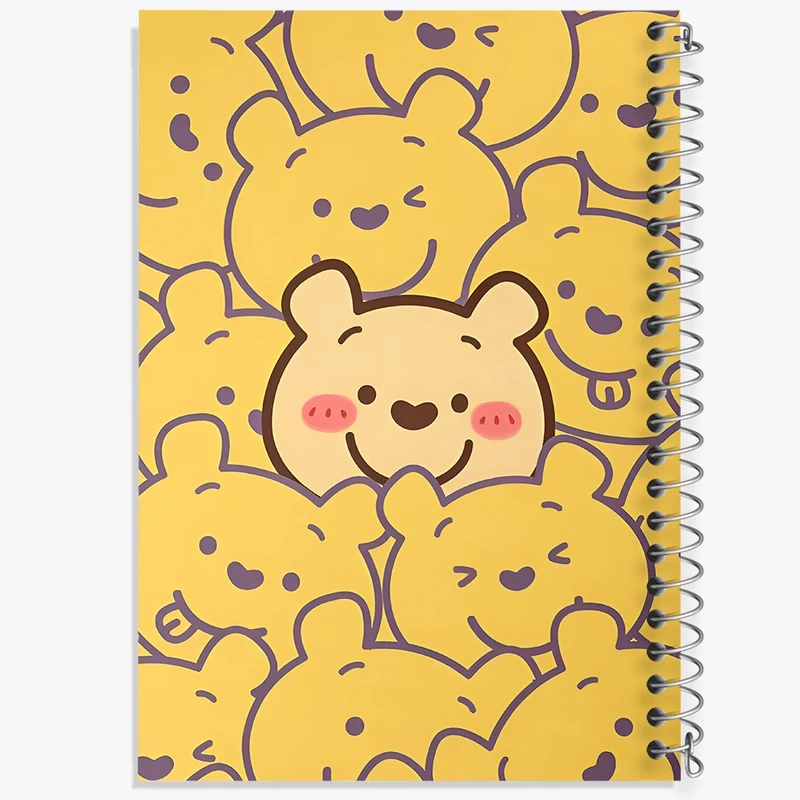 دفتر لیست خرید 50 برگ خندالو طرح خرس پو کد N7116