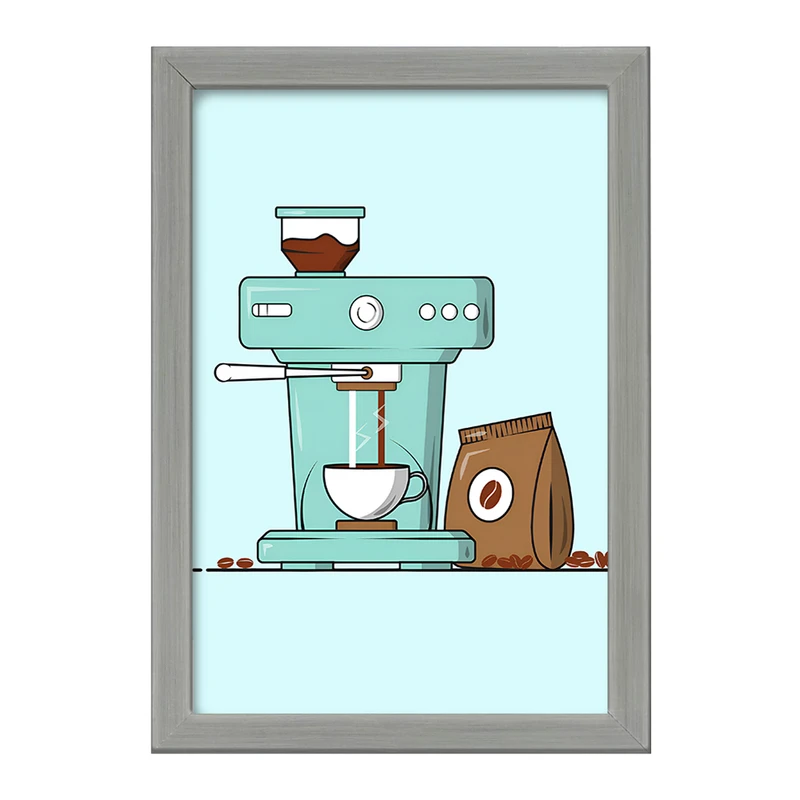 تابلو خندالو طرح دستگاه اسپرسوساز کد F10400