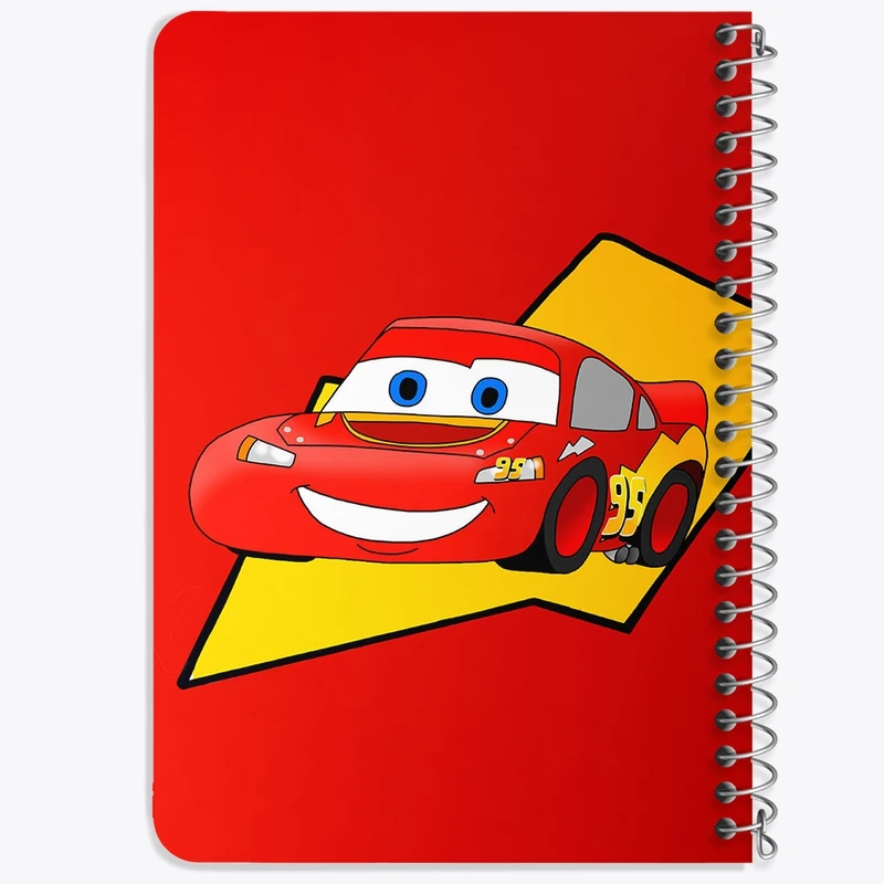 دفتر یادداشت 50 برگ خندالو طرح ماشین ها (Cars) کد 36531
