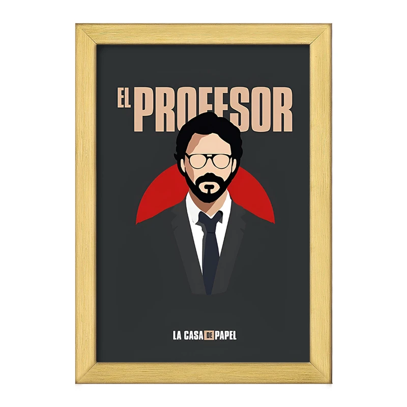 تابلو خندالو طرح پروفسور خانه کاغذی کد F10130