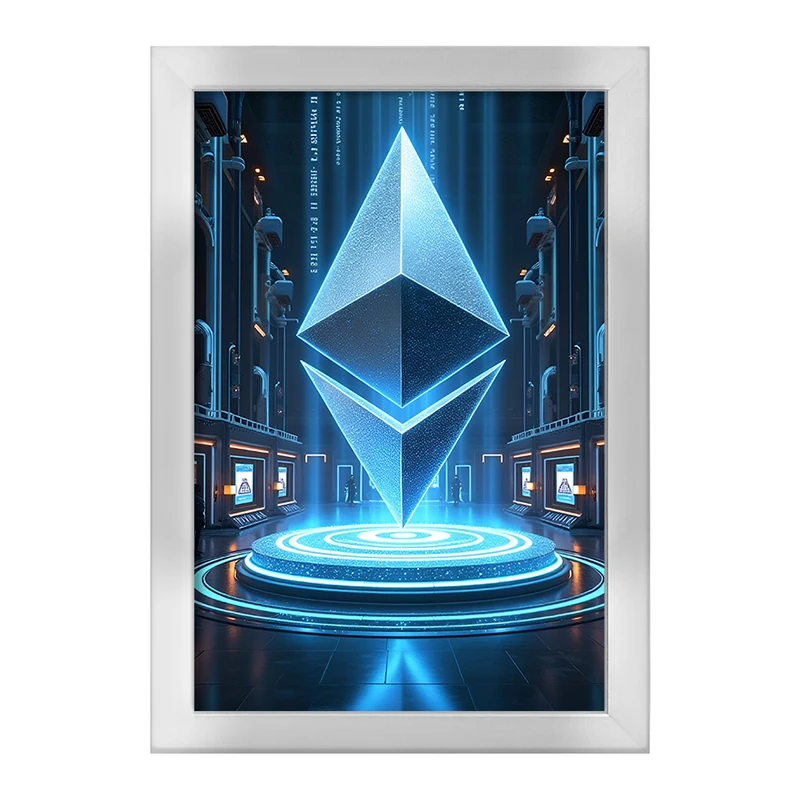 تابلو خندالو طرح اتریوم (Ethereum) کد F10612